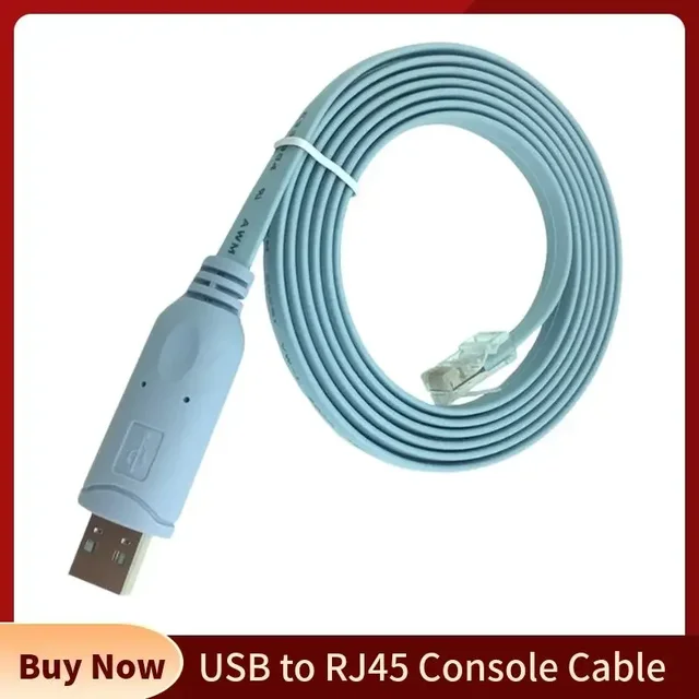 สายเคเบิลยูเอสบีเป็น RJ45อะแดปเตอร์ RS232อนุกรมสำหรับ H3C HP arba 9306 Huawei เราเตอร์ตัวแปลงสวิตช์ควบคุมสวิตช์แบบโรลโอเวอร์ 1
