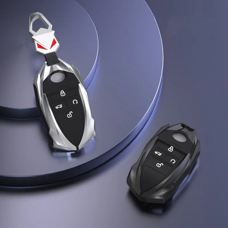 

Zinc Alloy Car Remote Key Case Cover Shell for Trumpchi GAC 2021 Empow J11 J12 J13 J14 J15 J16 GS8 Protector Accessories