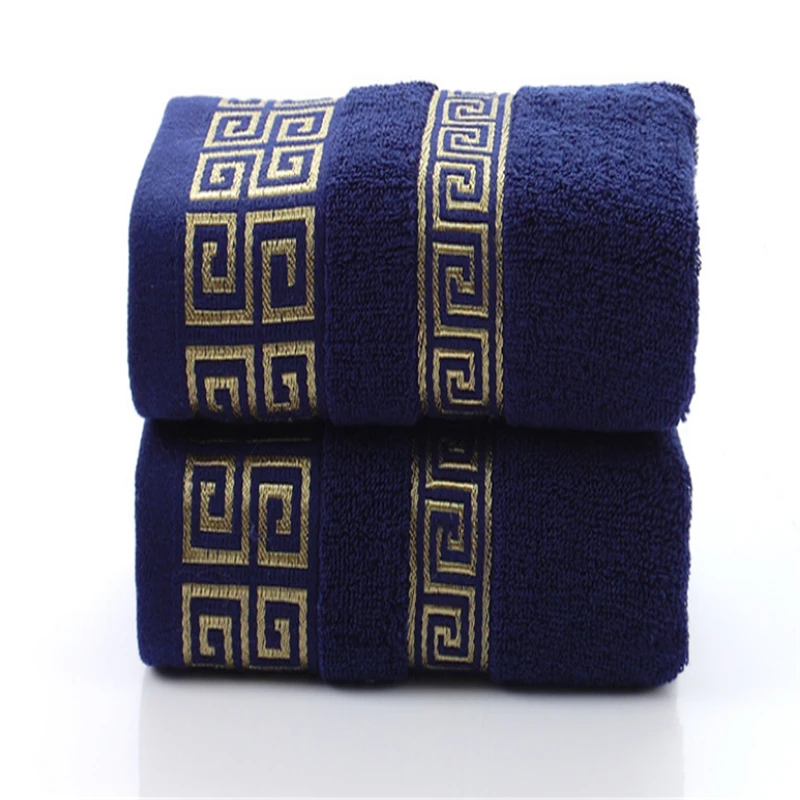 Luxurious Pure Cotton Embroidered Quick-Dry Face Towel