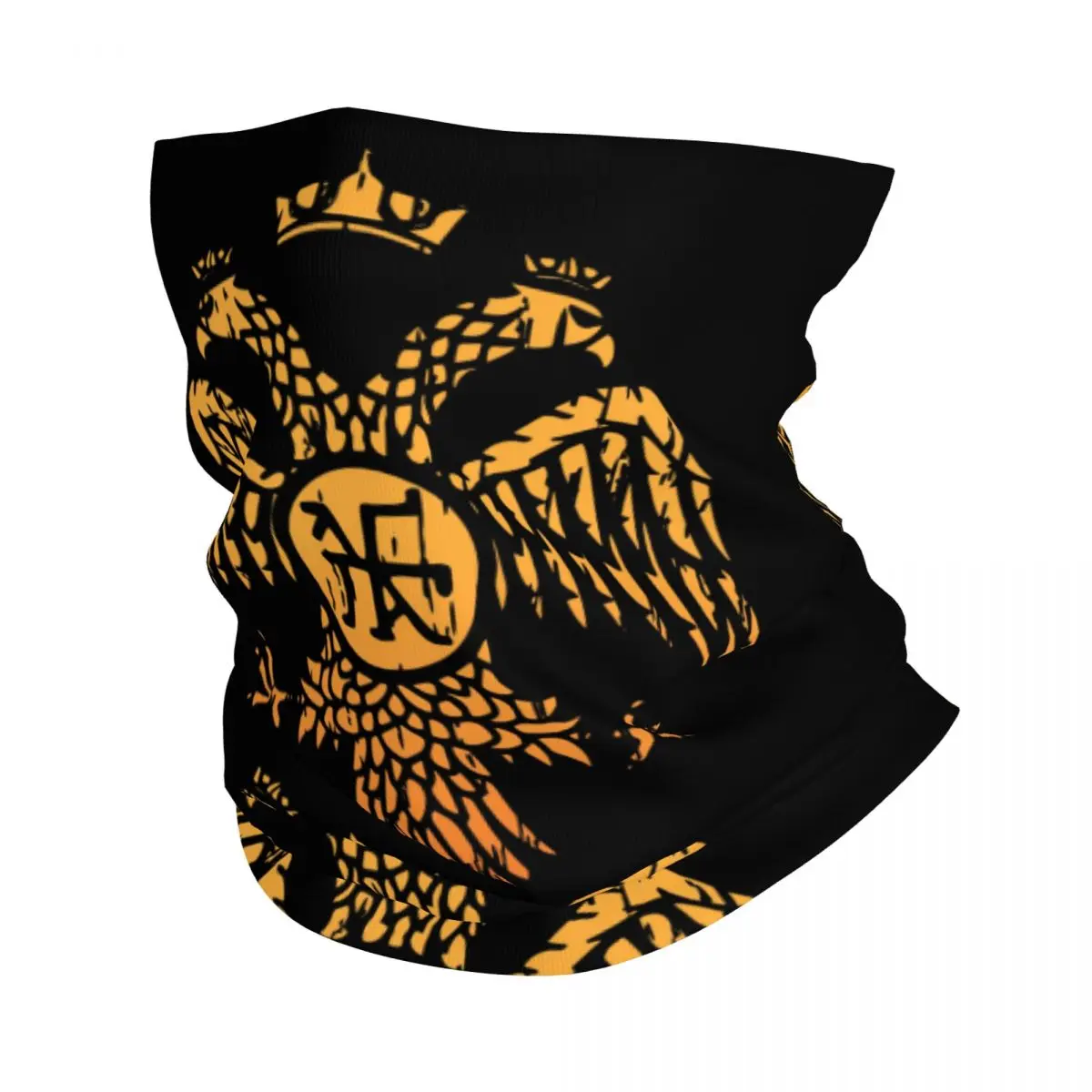

SPQR Byzantine Eagle Symbol Flag Bandana Neck Cover Printed Wrap Scarf Multi-use Face Mask Running Men Women Adult Breathable