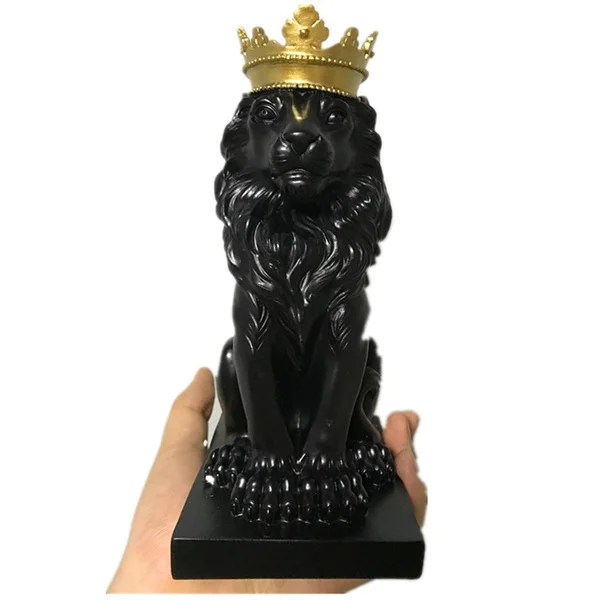 

Throne lion statue decoration resin ornament handicraft
