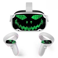 Sticker Vinyl Skin for Oculus Quest 2 VR Headset Controller  PVC Decals Halloween Pattern Wrap Cover for Meta Quest2 Accessories - Image 4