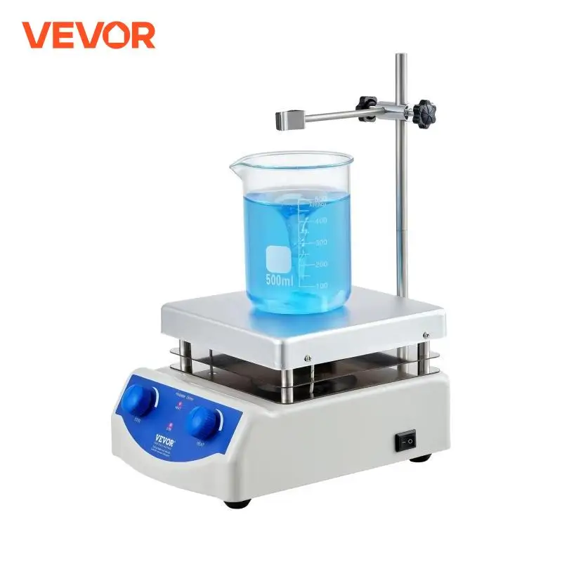 VEVOR Magnetic Stirrer Hot Plate 0-1500/2000 RPM 2L/3L/5L/20L Stir Bars Included magnetic stirrer