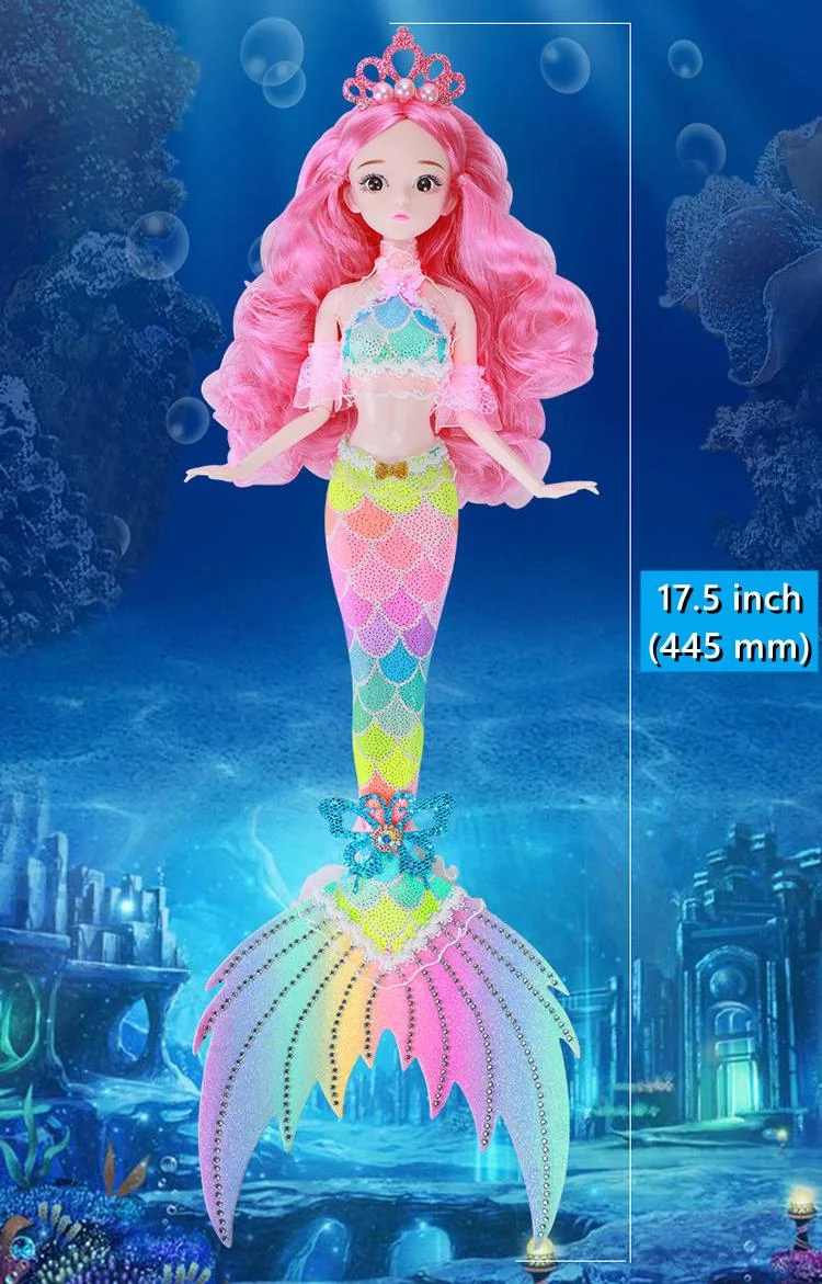 Princess Mermaid Doll Clothes with Little Ariel Mermaid Doll