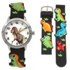 Fashion Casual Summer Boys Girs Dinosaur Silicone Strap Quartz Watches Children Gift Kids Students Digital Watch 1