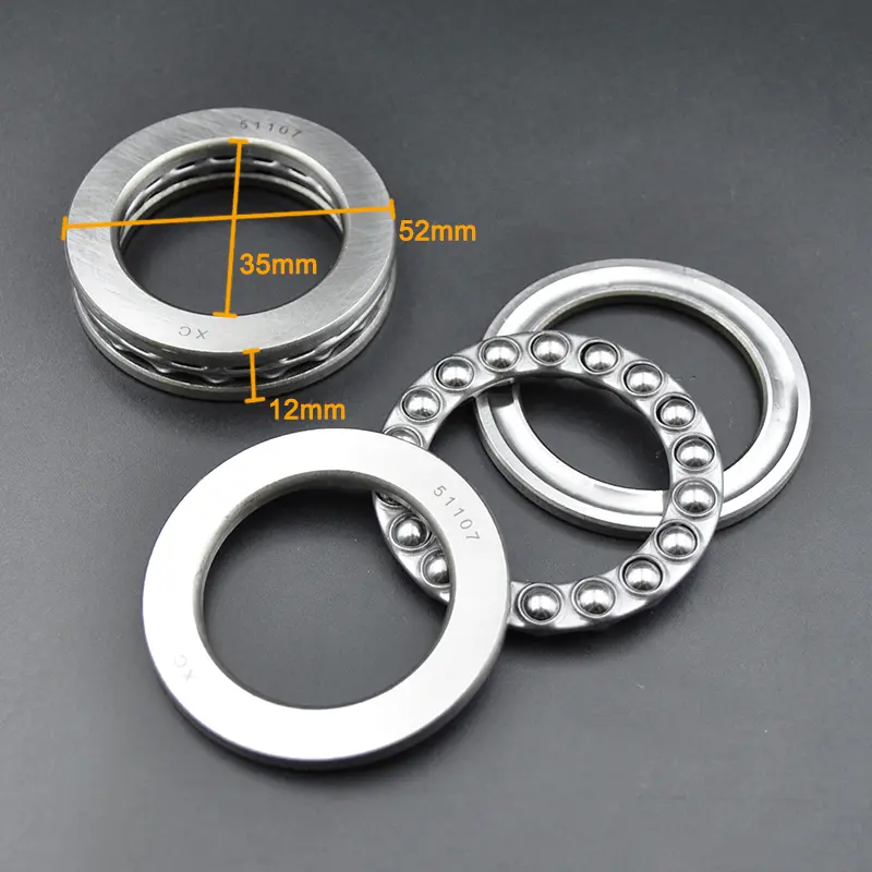 2pcs high quality plane thrust bearing 51100 51101 51102 51103 51104 51105 51106 51107 51108 51109 51110 Axial Ball Bearings image 17