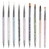 9PCS Nail Brushes for Nail Art with Nail Liner Brush and Nail Dotting Pens for Home Use and Professional Nail Salon 2