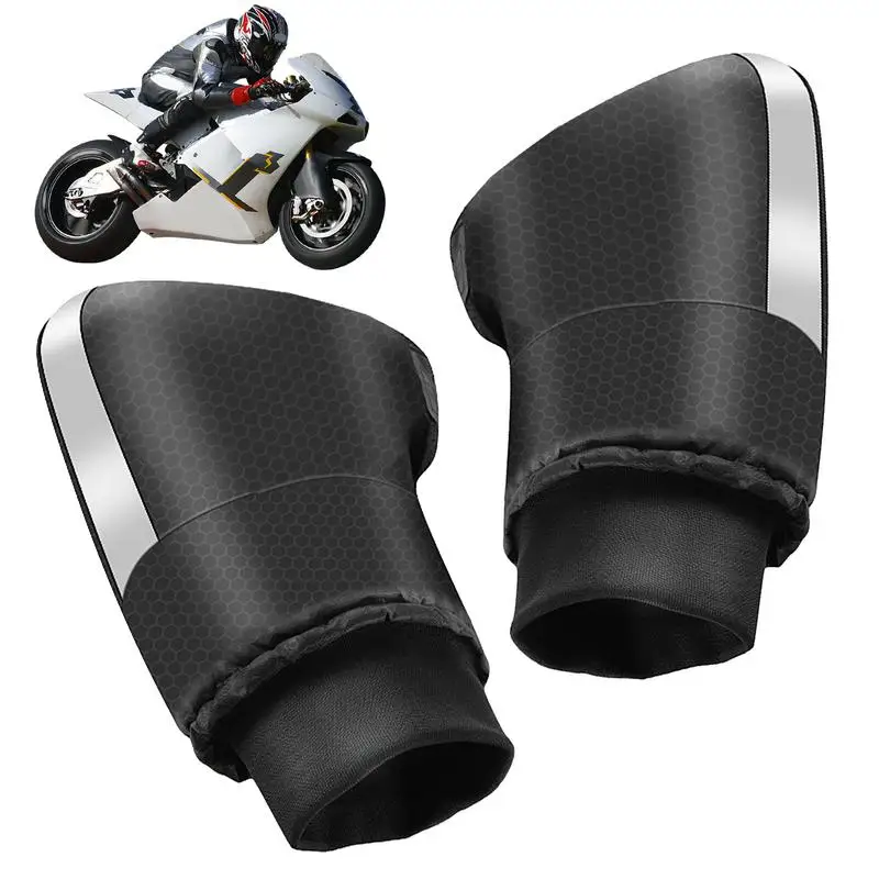 

1 pair of electric motorcycle handlebar covers Motorbike Handle Grip Gloves Waterproof Handlebar Mitts Snowmobile Gloves