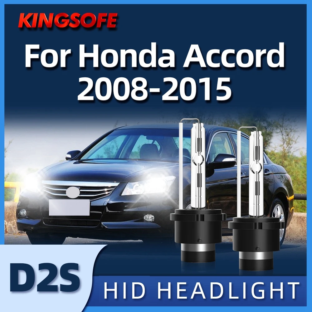 

KINGSOFE 6000K D2S High brightness Car Headlights Xenon HID Bulb Lamp For Honda Accord 2008 2009 2010 2011 2012 2013 2014 2015