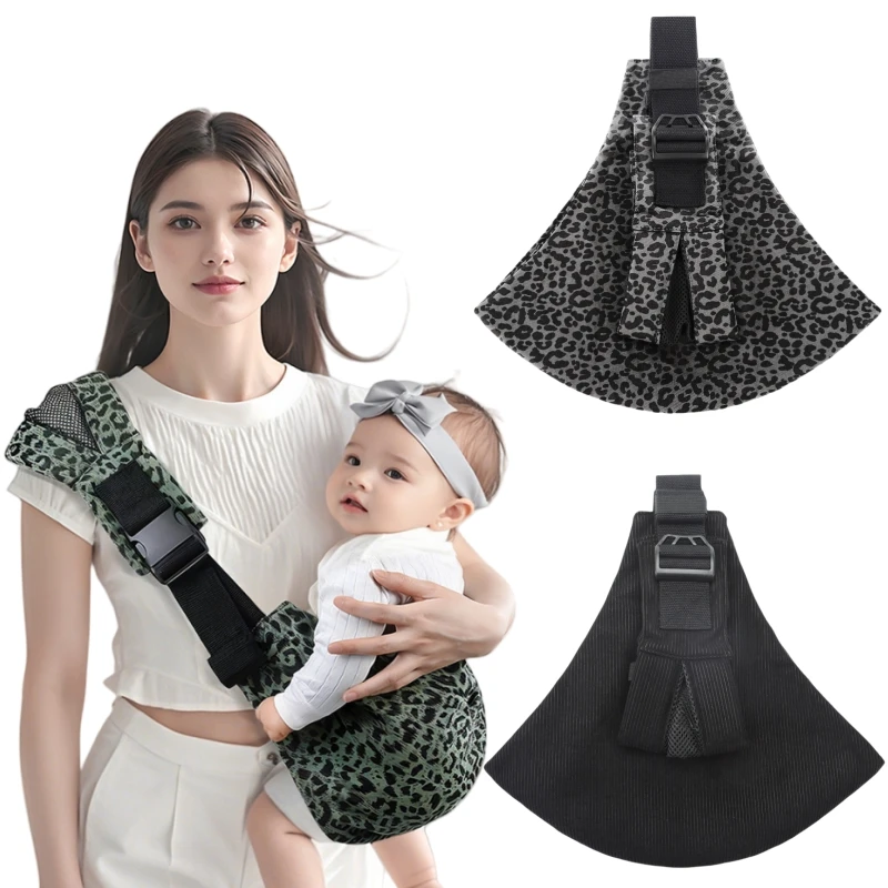 Retro Baby Going Out Carriers Safety Wide Shoulder Strap Carrier Portable Front Hug Type Back Baby Out for The Baby Waist Stool