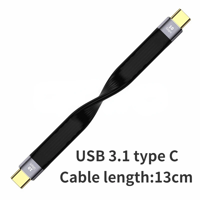 Ultra-Short USB-C Cable: Perfect for Mobile Phone and USB DAC+Headphone Amplifier Connections