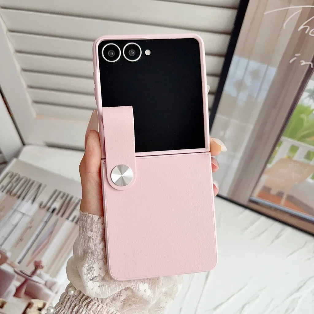 Wrist Strap Handbag-Style Shockproof Phone Case - Slim Hard Protective Cover