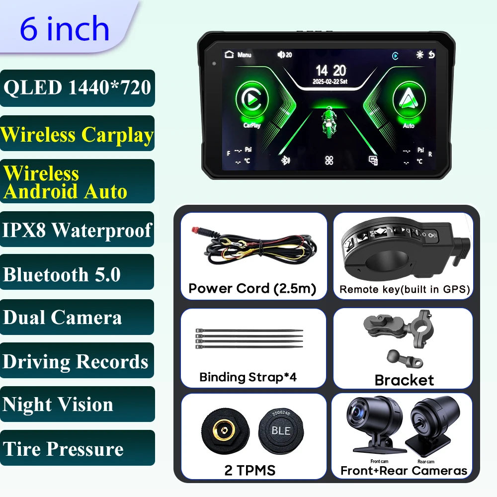 Screen-TPMS-GPS-DVR