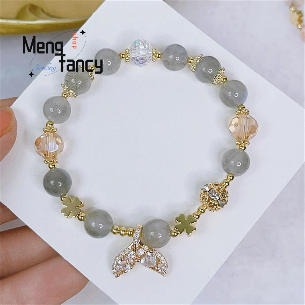 Рисунок 3 - Браслет рыбий хвост с кристаллами натурального цвета