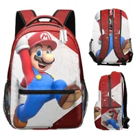 Marioed Super Mario Large Capacity School Bag Fully Printed Fashion Backpack  Backpack Birthday Gift Mochila 3