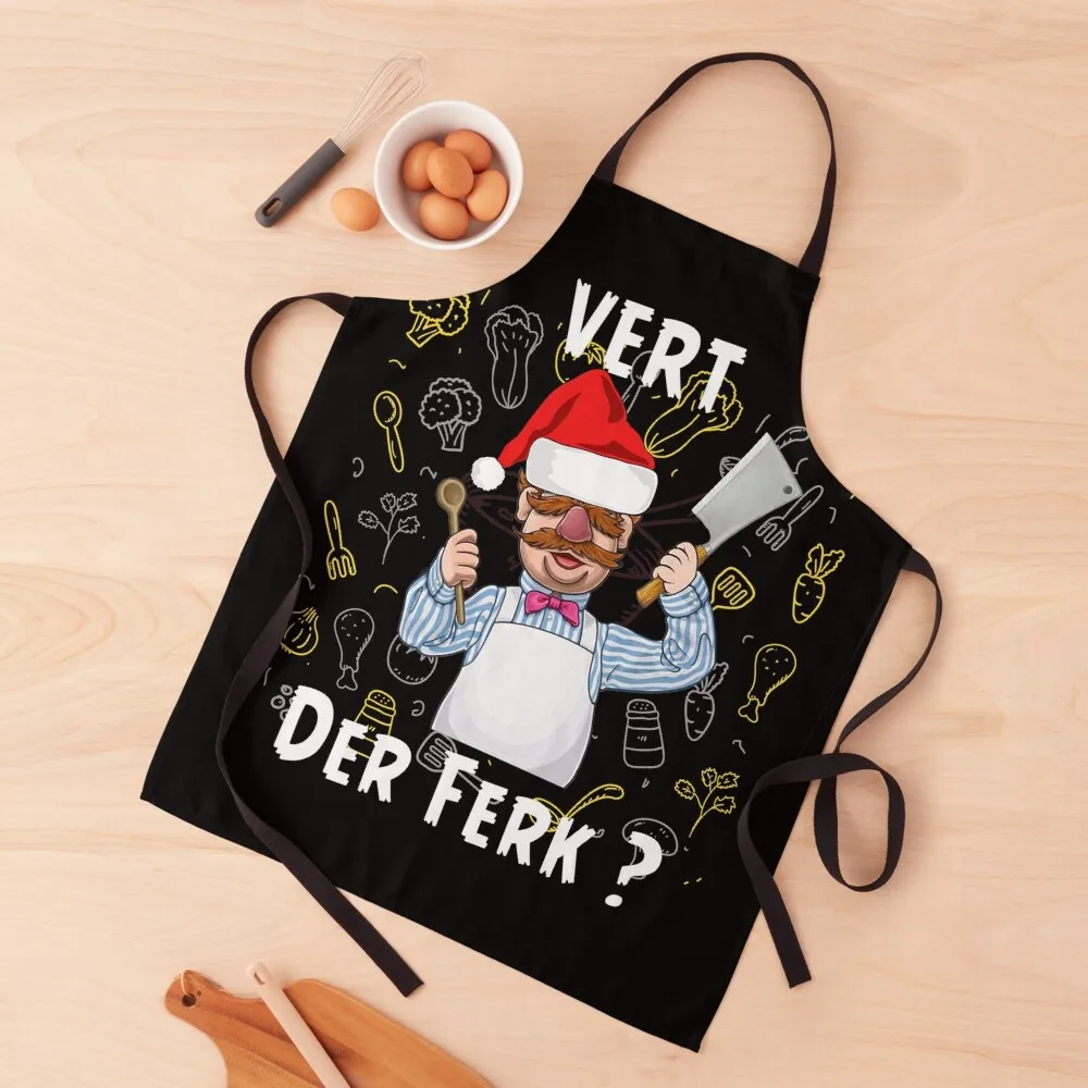 

Christmas love Vert der ferk ! Swedish Chef Apron Home And Kitchen christmas kitchen Chef Accessories Apron
