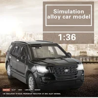 1:36 Ford Explorer Alloy Car Model Diecasts & Toy Vehicles For Children Gifts Boy Toy Free Shipping Original Box P2 1