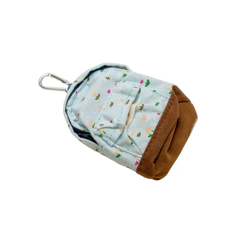 Borsetta Kawaii di Alta Qualità, Mini Portamonete con Design Floreale, Borsa con Cerniera in Tela, Portachiavi, Portacarte, Portamonete