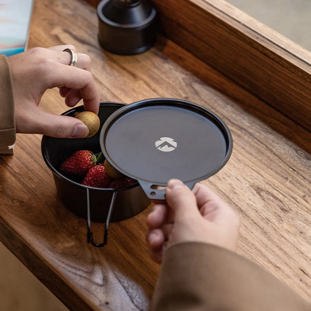 

Stainless Steel Camping Sierra Cup Lightweight Compact Camping Pot Hiking Coffee Mug Bowl Cups Bowl Lid Travel Cookware Cup