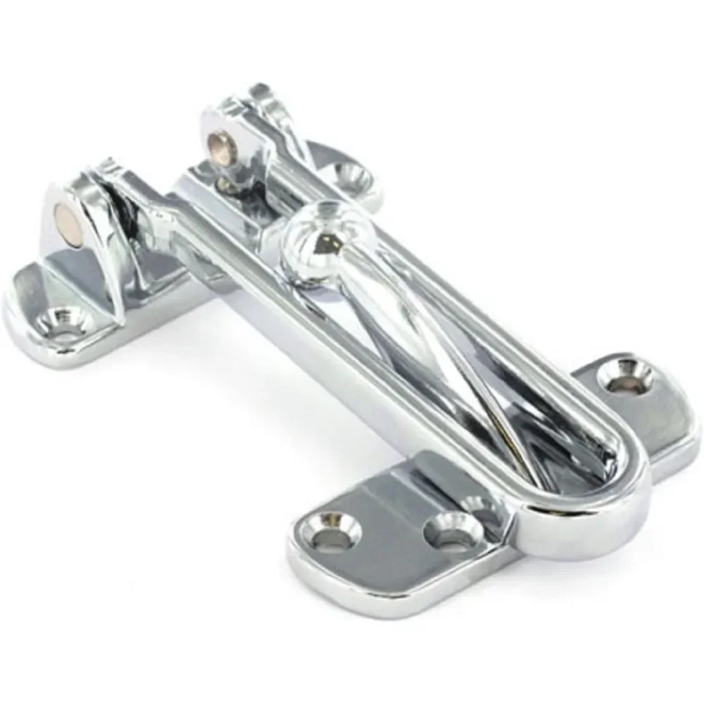 For Chrome Plated-Front Door Security Chain Restrictor Heavy Duty Strong Home Safety