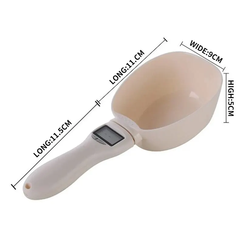pet food measuring spoon Pet Food Measuring Spoon Scale Kitchen Digital Suitable for Cat and Dog