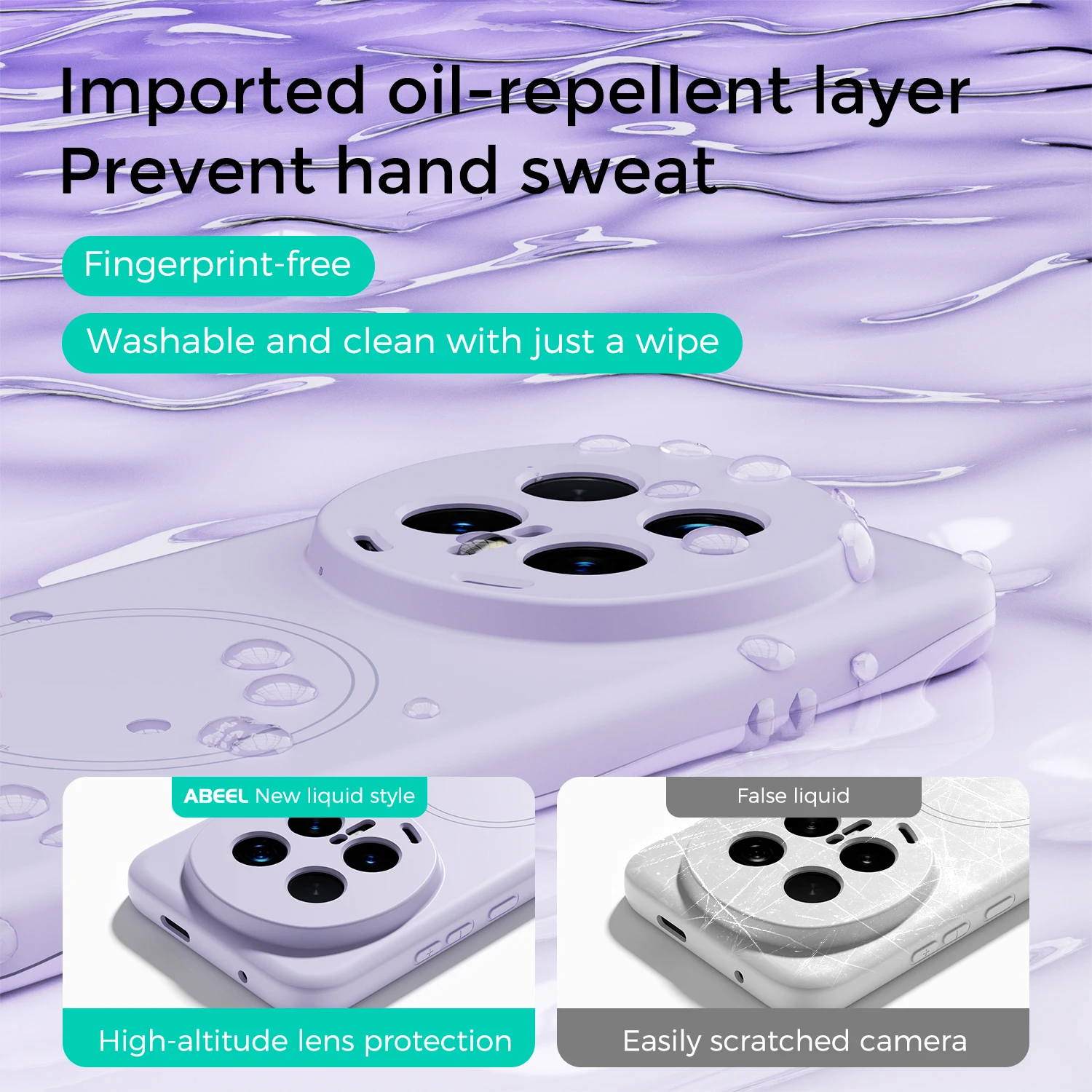 Magnetic Wireless Charging Liquid Silicone Shockproof Protective Case
