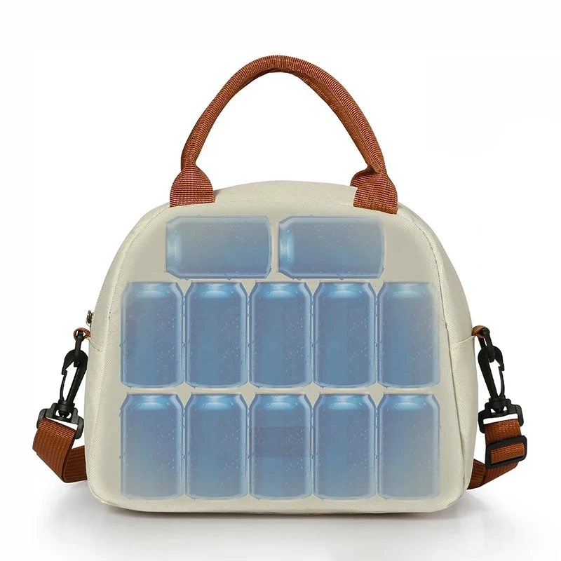 1pcs 방수 점심 가방 열 쿨러 사무실 식사 야외 캠핑 피크닉 절연 내구성 핸드백 운반 보관 상자