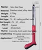 Power Tool Steel Nail Guns Rivet Tool Mini Nail Gun Water Electricity Elevator Cable Slot Installation Decoration Tool for 7.3mm 6