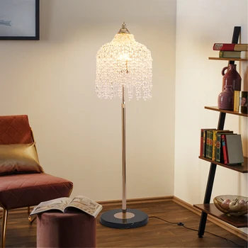 Crystal Waterfall Floor Lamp 1