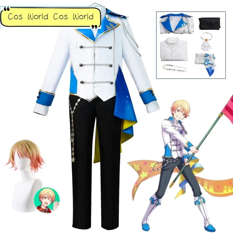 

Project Sekai Colorful Stage! Tenma Tsukasa Cosplay Costume Stage Costume Anime Uniform Halloween Party Coat Shirt Pants
