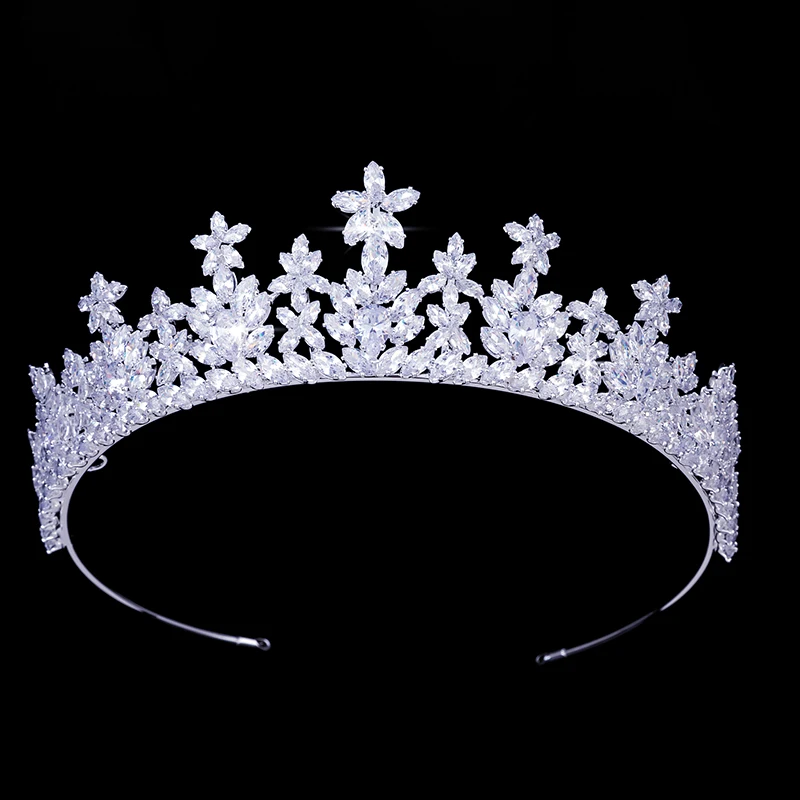 Corona HADIYANA para el cabello, accesorios de moda, diseño creativo de hojas de flores para boda o fiesta de moda, Corona BC5200