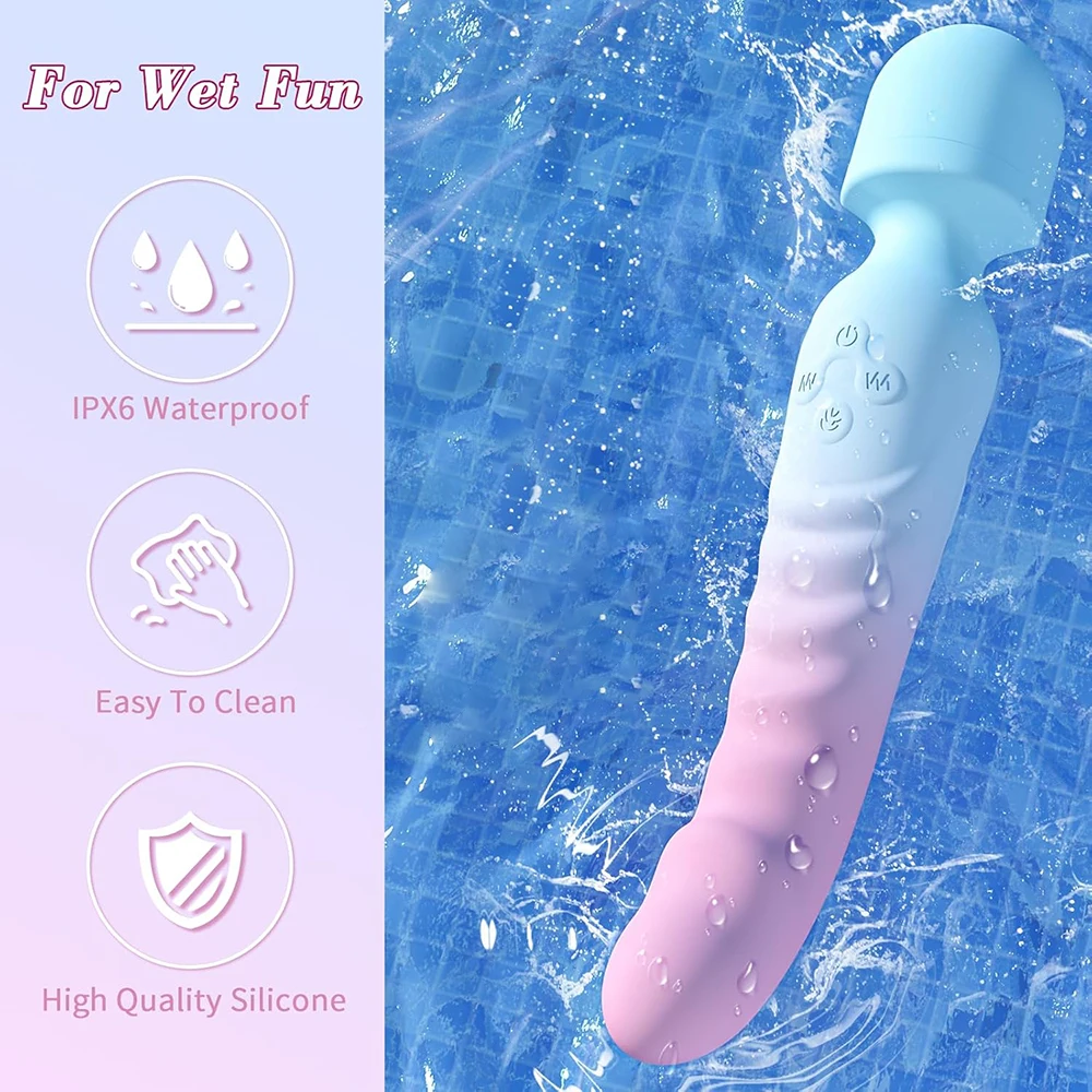 HeartCaptor G-Spot Vibrator Clitoral Stimulator Silicone Heating Wand Massager for Women Couples - Details 10
