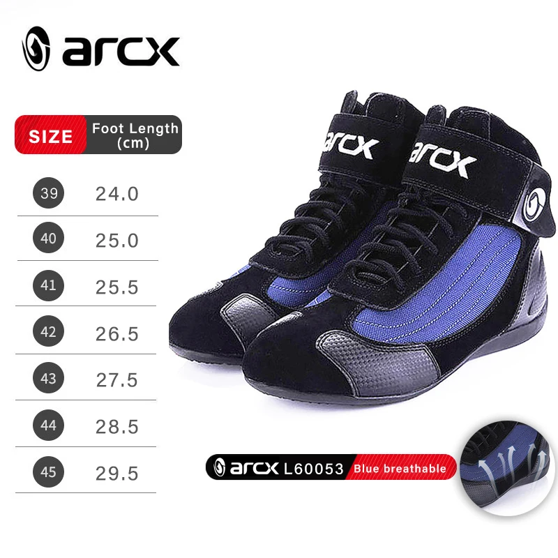 thumbnail image 1 of Botas de combate para motocicleta ARCX, para carreras, senderismo, trabajo al aire libre, zapatos de media caña para hombres, 1 of 5