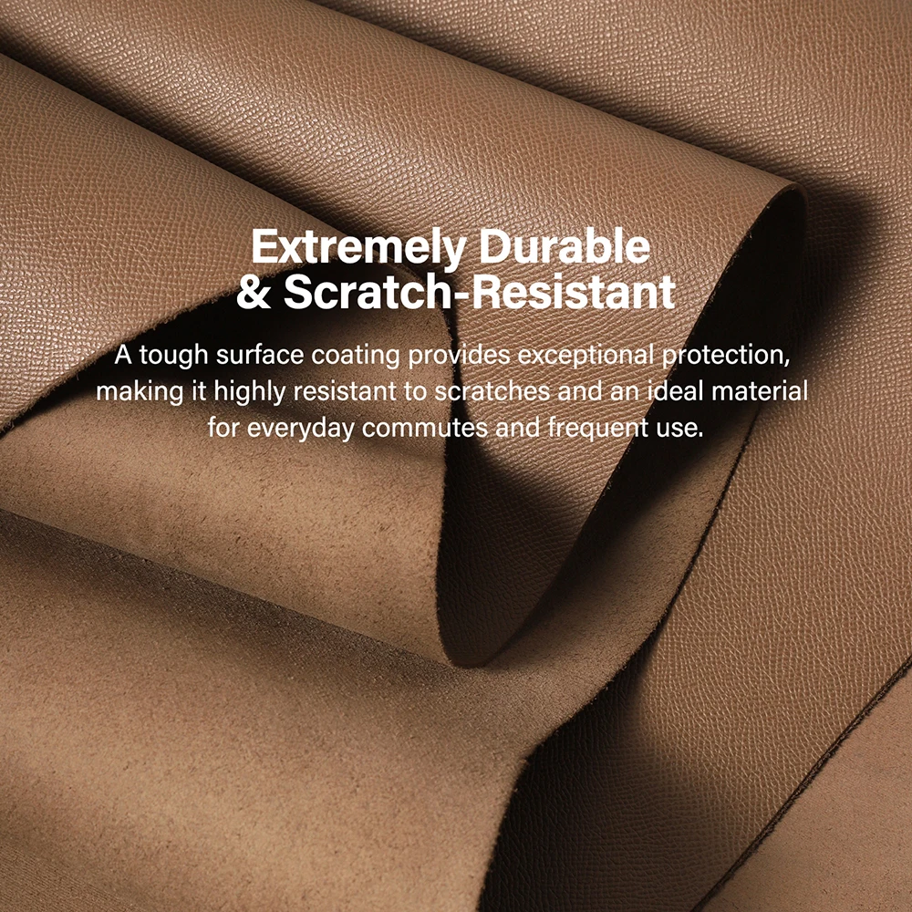 WUTA 엠보싱 패턴 송아지 가죽 소가죽 천연 가죽 조각 탑 그레인 스킨 프리컷 DIY 에프섬 공예 재료 수제 가방 지갑