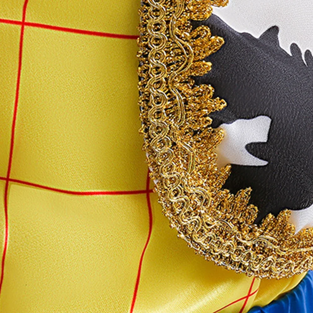 Kinder Jungen Cowboy-Sets Hemd+Weste+Hose 3-teilig Kinder-Spielzeug Woody Cosplay-Kostüm für Geburtstag Ostern Jungen-Aufführungsoutfits – Detail 6