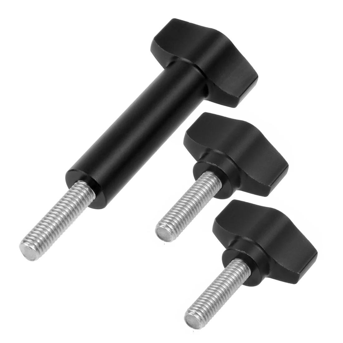 M5 Thread Bolt Stainless Steel Aluminium Alloy T Hand Tighten Screw Clamping Kno