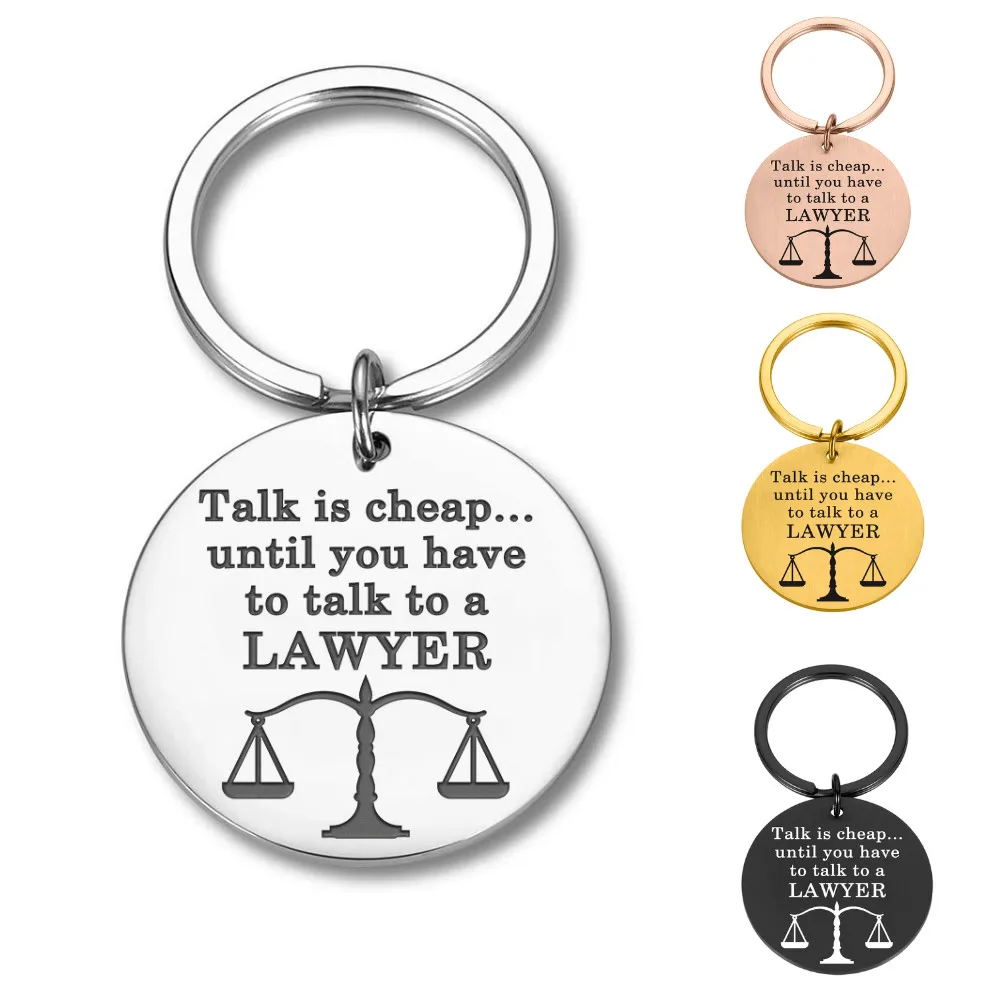 Funny Lawyer Keychain New Lawyer Gift Attorney Gift Law School