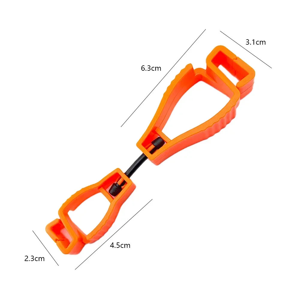 Multifunctional Glove Clip Holder Hanger Guard Labor Work Clamp Grabber Catcher Safety Work Tools Glasses Storage Hanger 1-3pcs glove clip holder