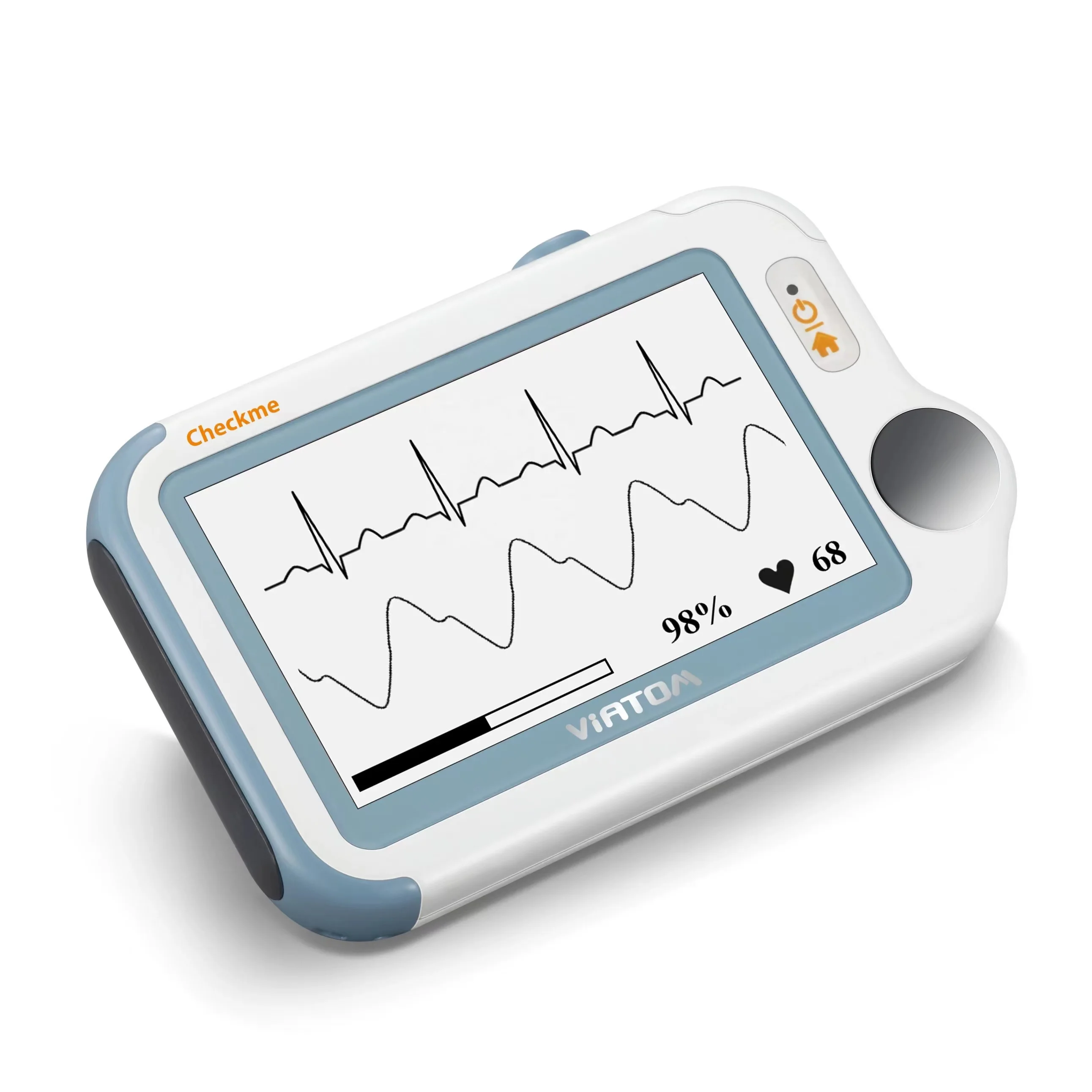 Medical Portable Handheld Vital Signs ECG Monitor Heart Rate Digital Pulse ECG Machine Give A Smart Watch As Gift