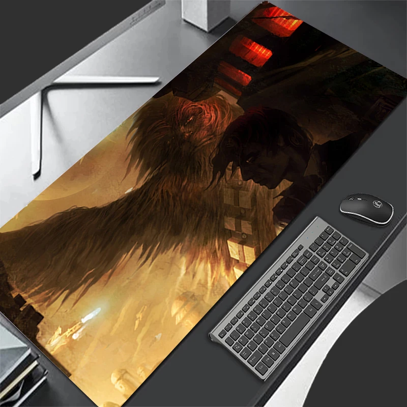 New Mouse Pad Larger 900x400 Mini Pc Computer S-Star Warss C-Chewbaccas Keyboard Pads Desk Mat Gaming Accessories Home Mousepad 6