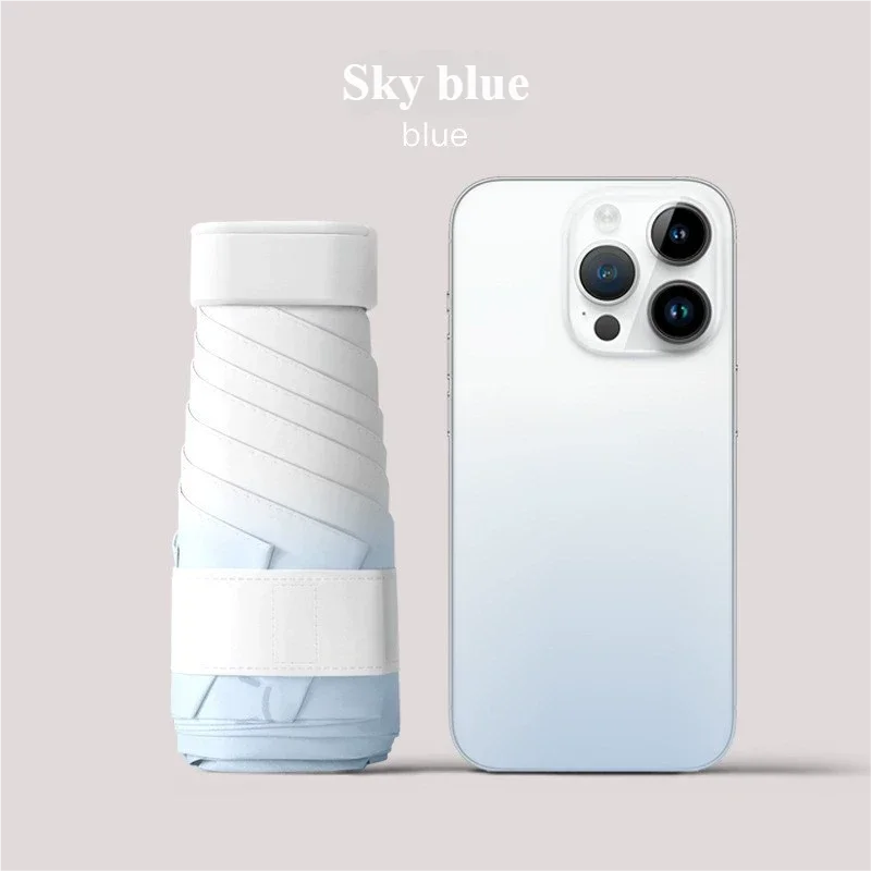 Ombrellone Parasole Anti-UV Mini e Portatile Pieghevole - immagine 5