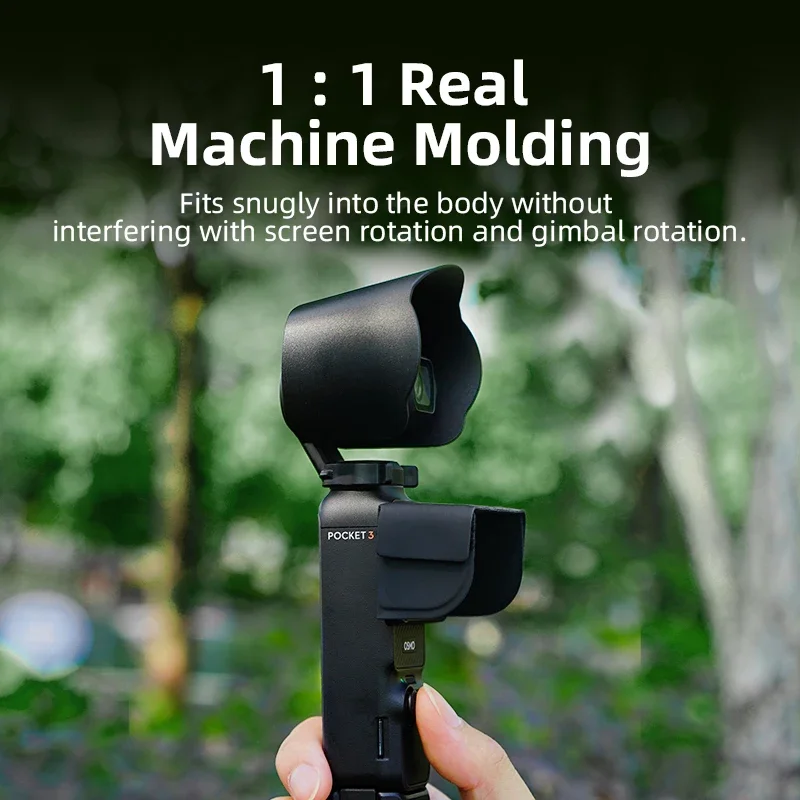 Lens Sun Hood Sunshade for DJI Osmo Pocket 3 ABS Case Prevent Glare Sun Cap Handheld Gimbal Camera Accessorie action camera accessories,camera accessories,handheld gimbal accessories