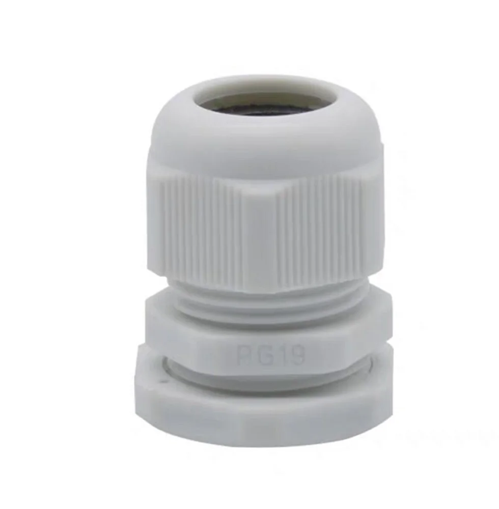 M-type PG waterproof cable joint external thread clamping nylon plastic sealing gland head lock fastening fixed head