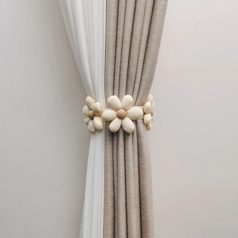 Flower Shape Curtain Window Curtain Buckle Clip Kids Room Hanging Curtain Holders Tie Backs Curtain Accessories Home Decoration