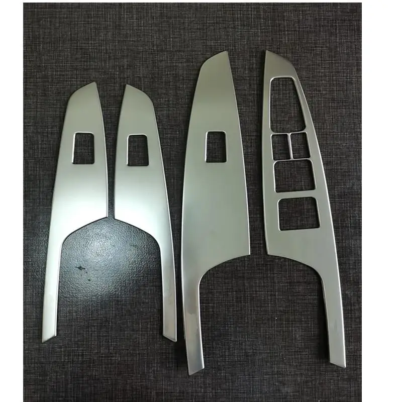 

Car Glass Lift Switch Panel Sequins Inner Armrest Decorative Frame For Hyundai Tucson 2015 2016 2017 2018 car assecories