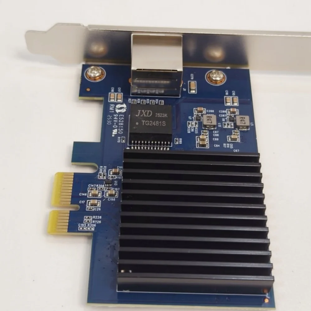 Realtek8127 Chipset 10G PCIe 4.0 1X Network Card for Servers with
