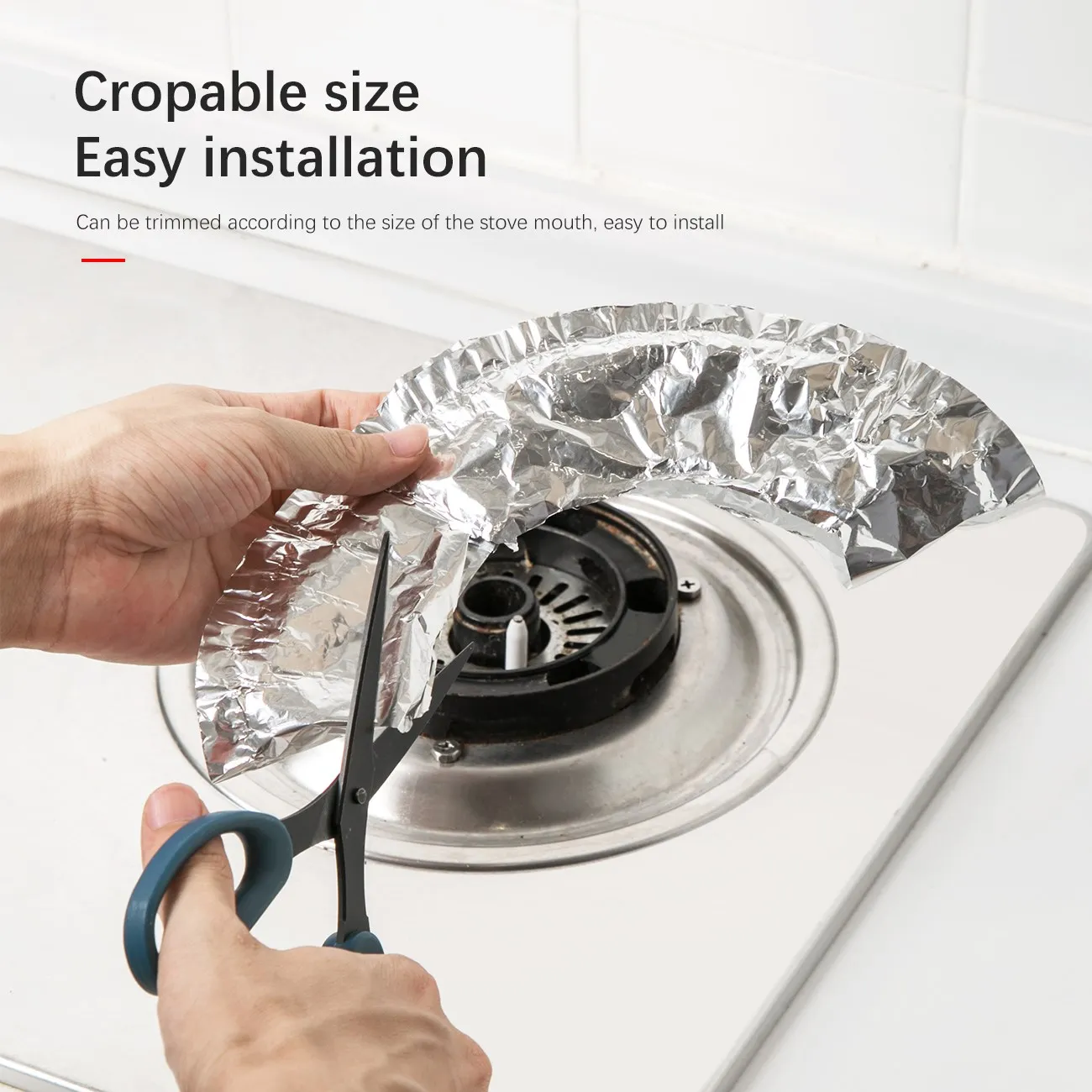 

10PCS Reusable Gas Stove Thicken Clean Mat Pad Circle Gas Stove Cooker Protectors Cover