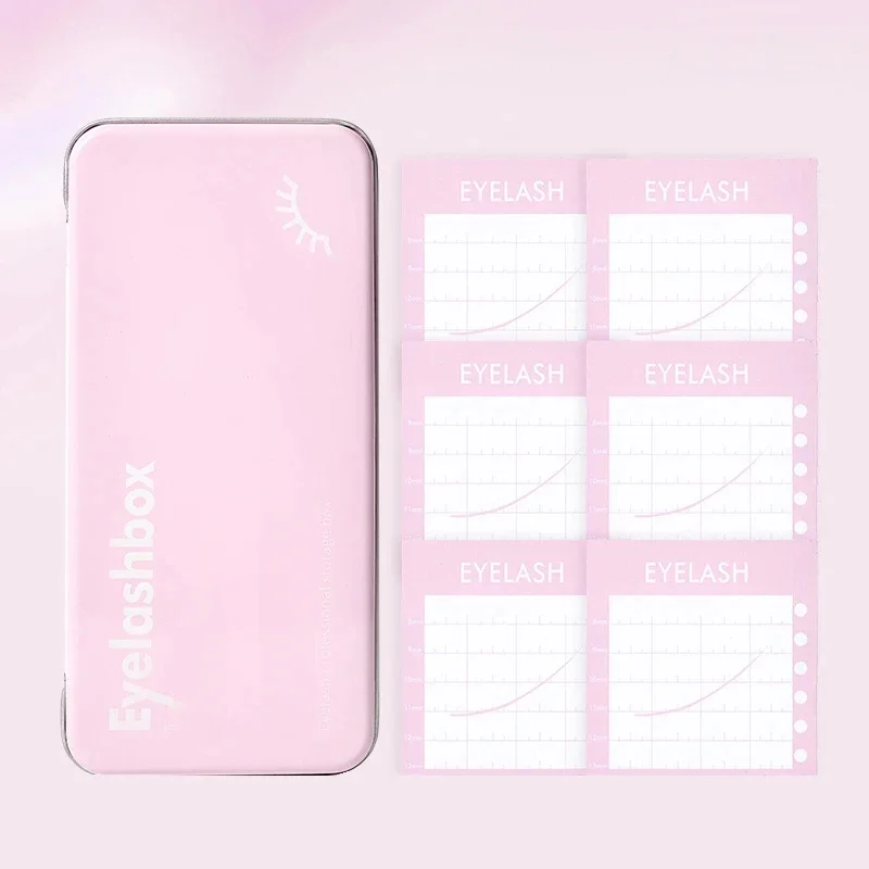 Women Magnetic Storage Box for Eyelash, False Eyelash Extension Storage Tool, Magnetic Eyelash Strips, Magnetic Headband