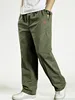 New Cargo Pants Men's Loose Straight Oversize Clothing Solid Grey Versatile Work Wear Black Joggers Cotton Casual Male Trousers 2