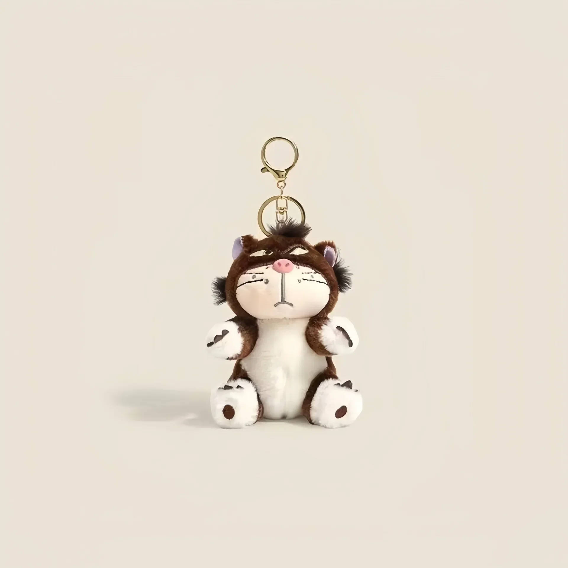 ميدالية "القط العبوس" المخملية - تعبيرات ساخرة وأل...